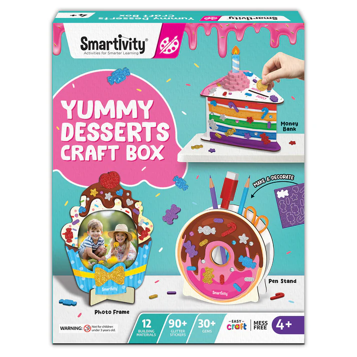 Yummy Dessert Craft Box | 4-8 years | DIY CRAFT KIT